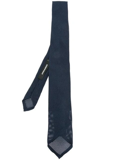 Shop Dsquared2 Woven Tie In 3073