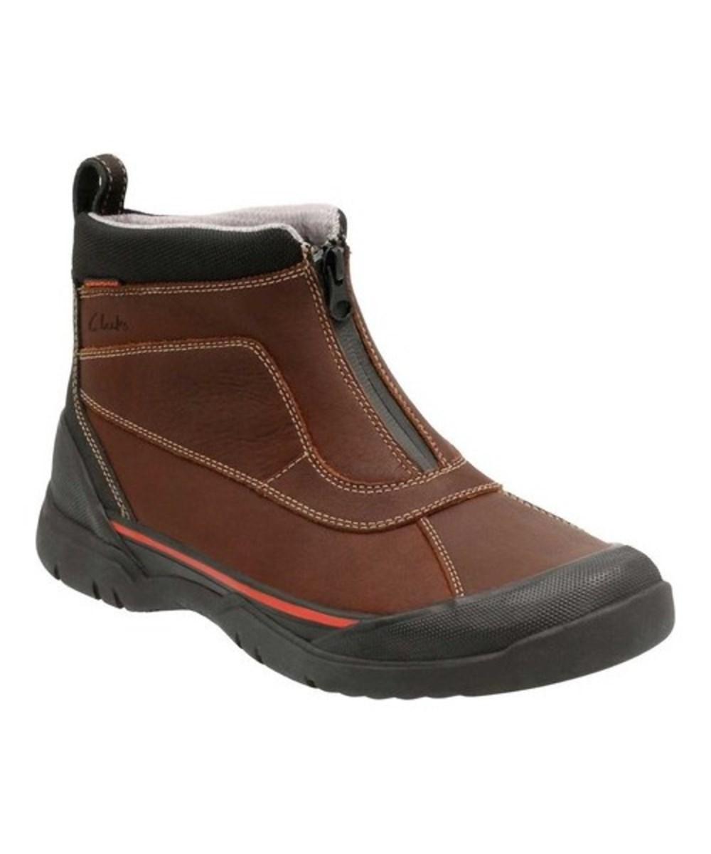 clarks boots with zipper