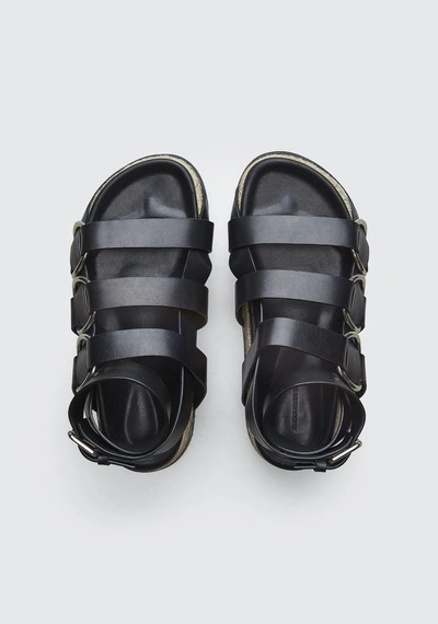 Shop Alexander Wang Bess Espadrille Sandal In Black