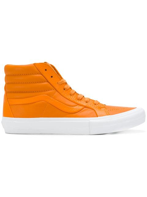 orange sk8 hi vans