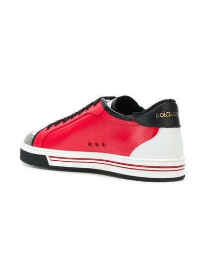 Shop Dolce & Gabbana Roma Sneakers In Red