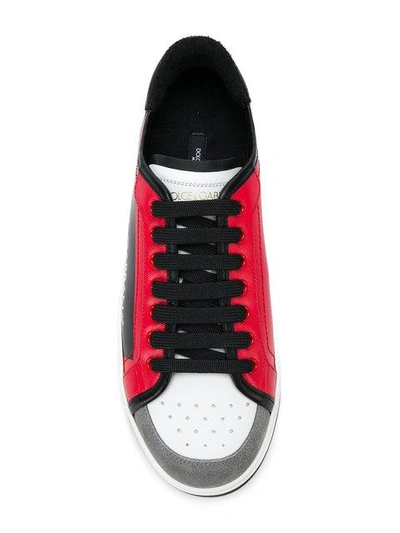 Shop Dolce & Gabbana Roma Sneakers In Red