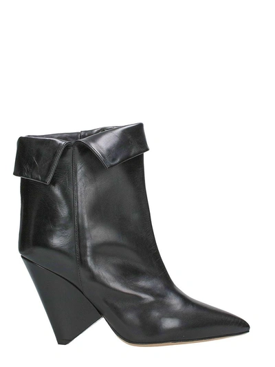 Shop Isabel Marant Black Luliana Ankle Boots