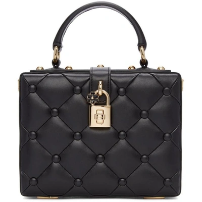 Shop Dolce & Gabbana Black Dolce Box Bag