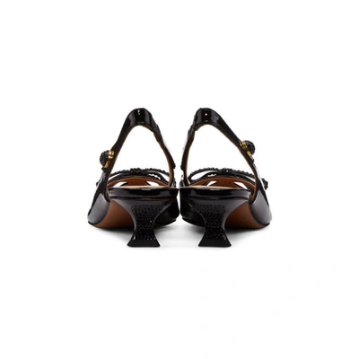 Shop Marc Jacobs Black Abbey Slingback Heels