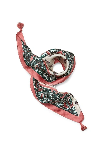 Shop Rebecca Minkoff Tangier Rosette Bandana In Tapioca