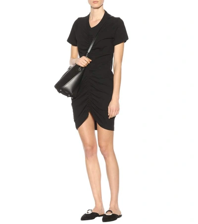 Shop Alexander Wang T Cotton Drawstring Dress