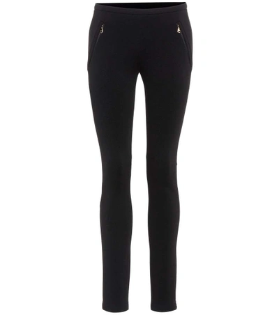 Shop Emilio Pucci Jersey Leggings In Black