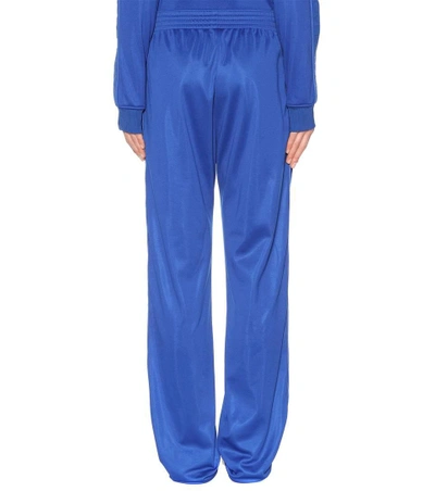 Shop Givenchy Jersey Trackpants In Blue