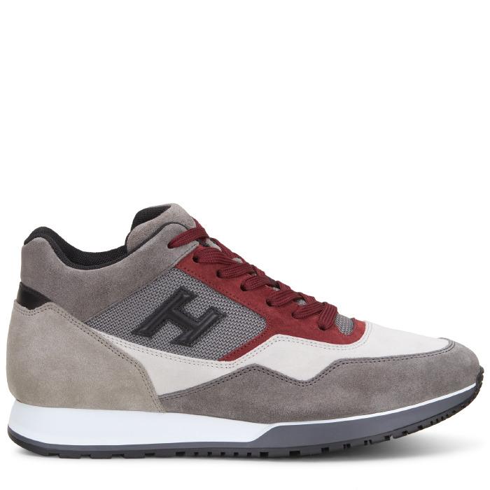 Hogan - Sneakers - H321 In Grau/beige/bordeaux | ModeSens