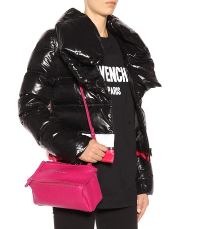 Shop Givenchy Pandora Mini Leather Shoulder Bag