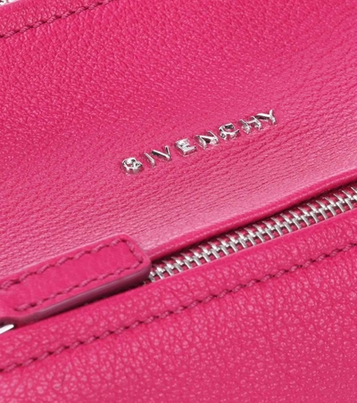 Shop Givenchy Pandora Mini Leather Shoulder Bag