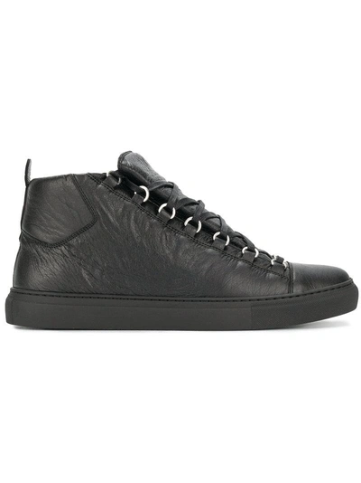 Shop Balenciaga High Sneakers In Black