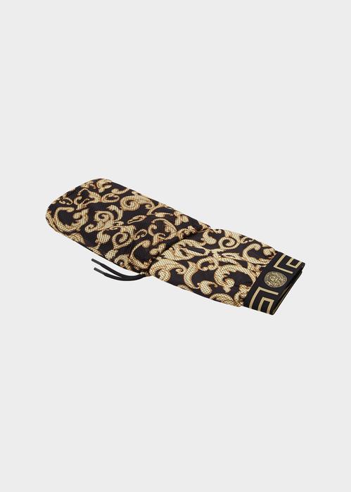 greca border baroque swim shorts