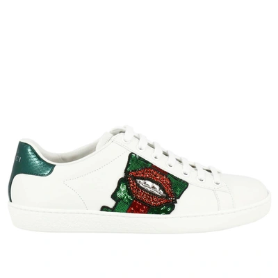 Shop Gucci Sneakers Shoes Women  In White