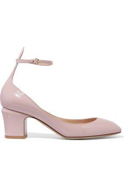 Shop Valentino Woman Tango Patent-leather Pumps Pastel Pink