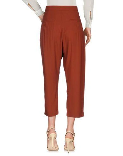 Shop Marni Casual Pants In Brown