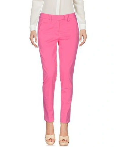 Shop Dondup Casual Pants In Fuchsia