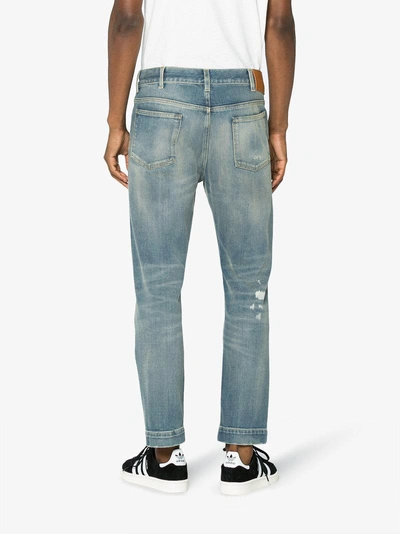 Shop Gucci 60s Regular Fit Straight Jeans In Blue