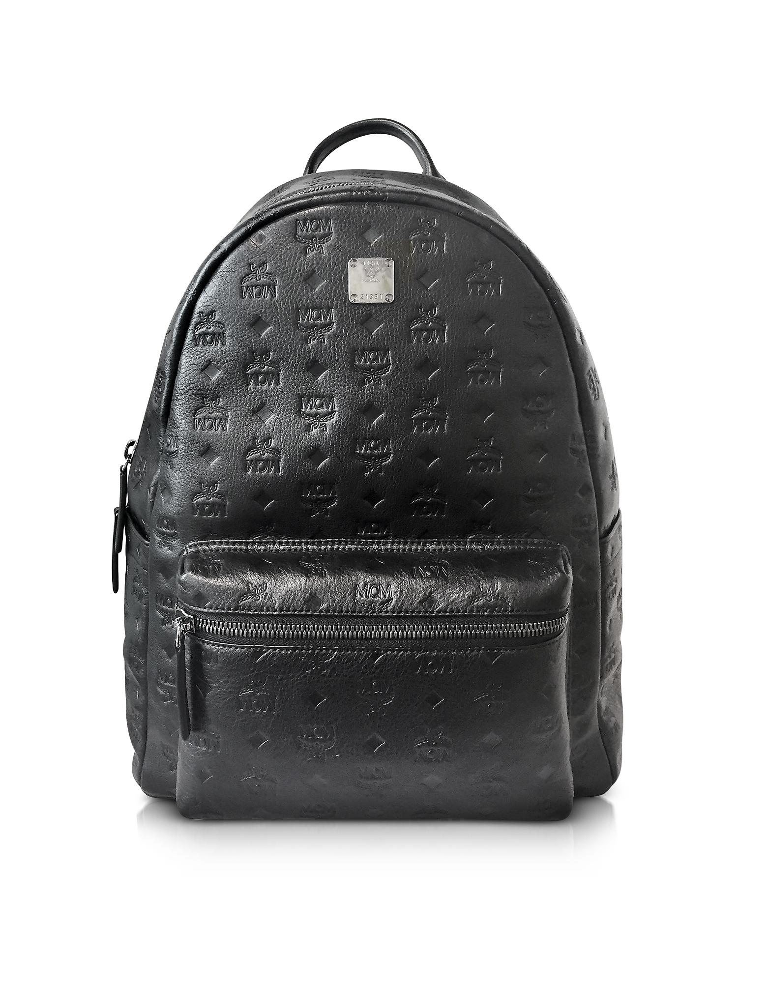 mcm ottomar leather backpack