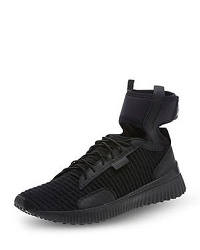 Shop Fenty X Puma Fenty Puma X Rihanna Mid Top Ankle Cuff Sneakers In Black