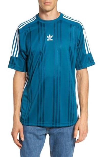 Gevaar Panorama vinger Adidas Originals Nova Retro Soccer T-shirt In Blue Ce1635 - Blue | ModeSens