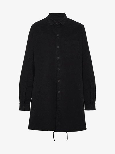 Shop Ann Demeulemeester Long Sleeve Shirt In Black
