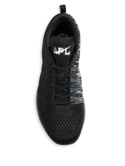 Shop Apl Athletic Propulsion Labs Techloom Pro Sneakers In Metalic- Offwhite