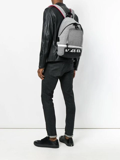 Shop Diesel F-scuba Backpack - Grey