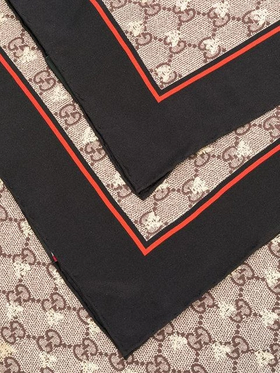 Shop Gucci Gg Bees Scarf