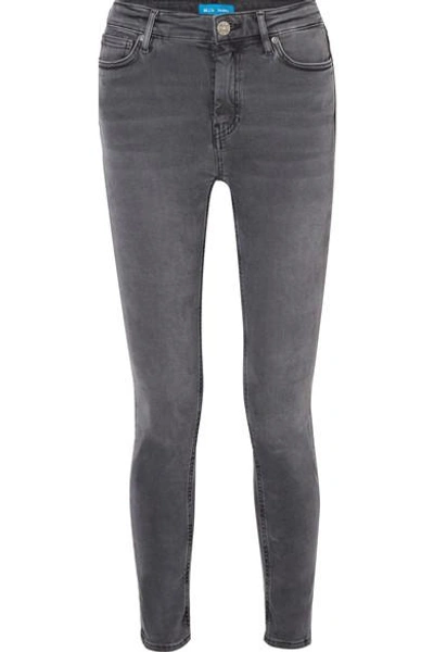 Shop M.i.h. Jeans Bridge High-rise Skinny Jeans In Gray