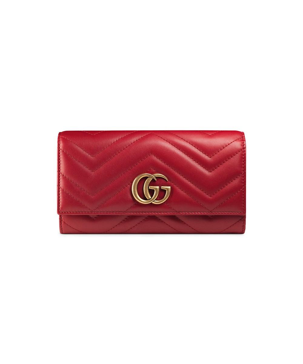 red gucci wallet