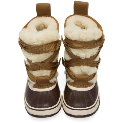 Shop Chloé Brown Sorel Edition Winter Boots