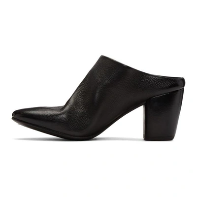 Shop Marsèll Marsell Black Cotello Mules In 6866 Nero