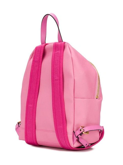 Shop Moschino Teddy Playboy Backpack - Pink