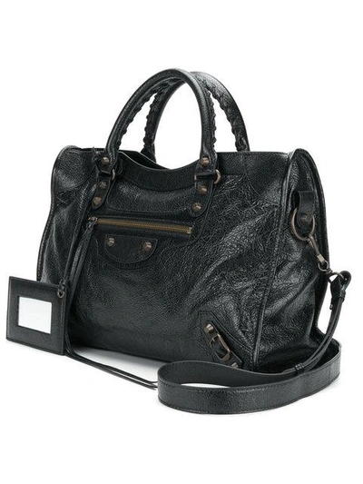 Shop Balenciaga Classic City Aj Bag In Black