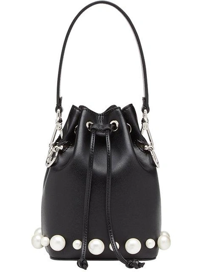 Shop Fendi Bucket Mini Bag - Black