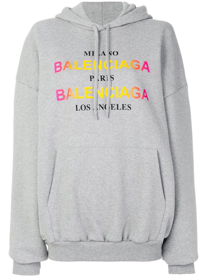 balenciaga cities hoodie