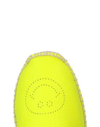 Shop Anya Hindmarch Espadrilles In Yellow