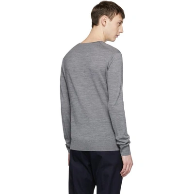 Shop Dsquared2 Grey Wool Pullover In 854m Grey M