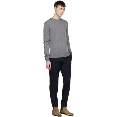 Shop Dsquared2 Grey Wool Pullover In 854m Grey M
