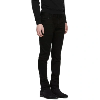 Shop Dsquared2 Black Slim Jeans