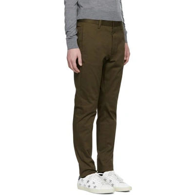 DSQUARED2 GREEN HOCKNEY TROUSERS