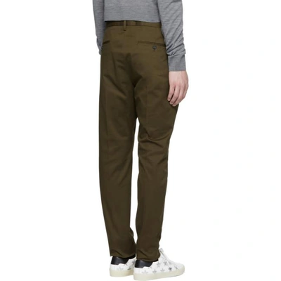 Shop Dsquared2 Green Hockney Trousers In 710 Mltgrn