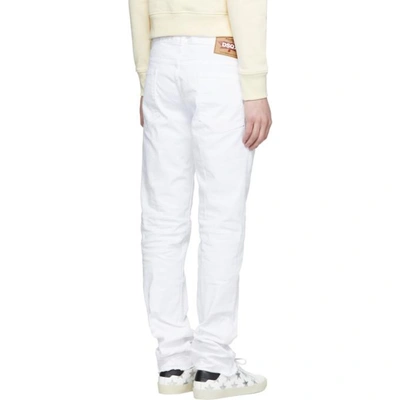 Shop Dsquared2 White Slim Jeans