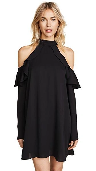 Shop Amanda Uprichard Simona Dress In Black