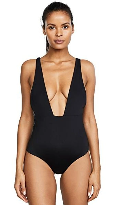 Shop Mara Hoffman Audrey One Piece In Black