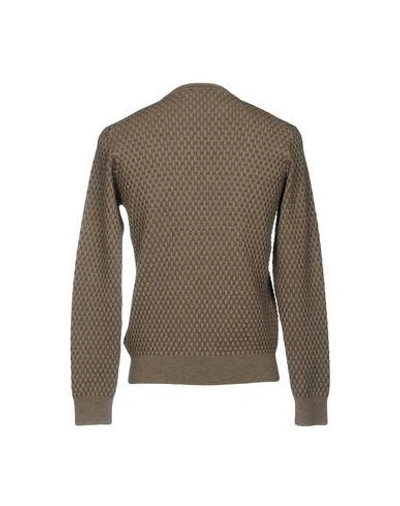 Shop Tod's Man Sweater Cocoa Size M Merino Wool, Silk In Brown
