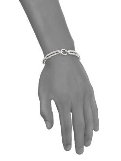 Shop Stinghd Men's Sterling Silver Link Bracelet