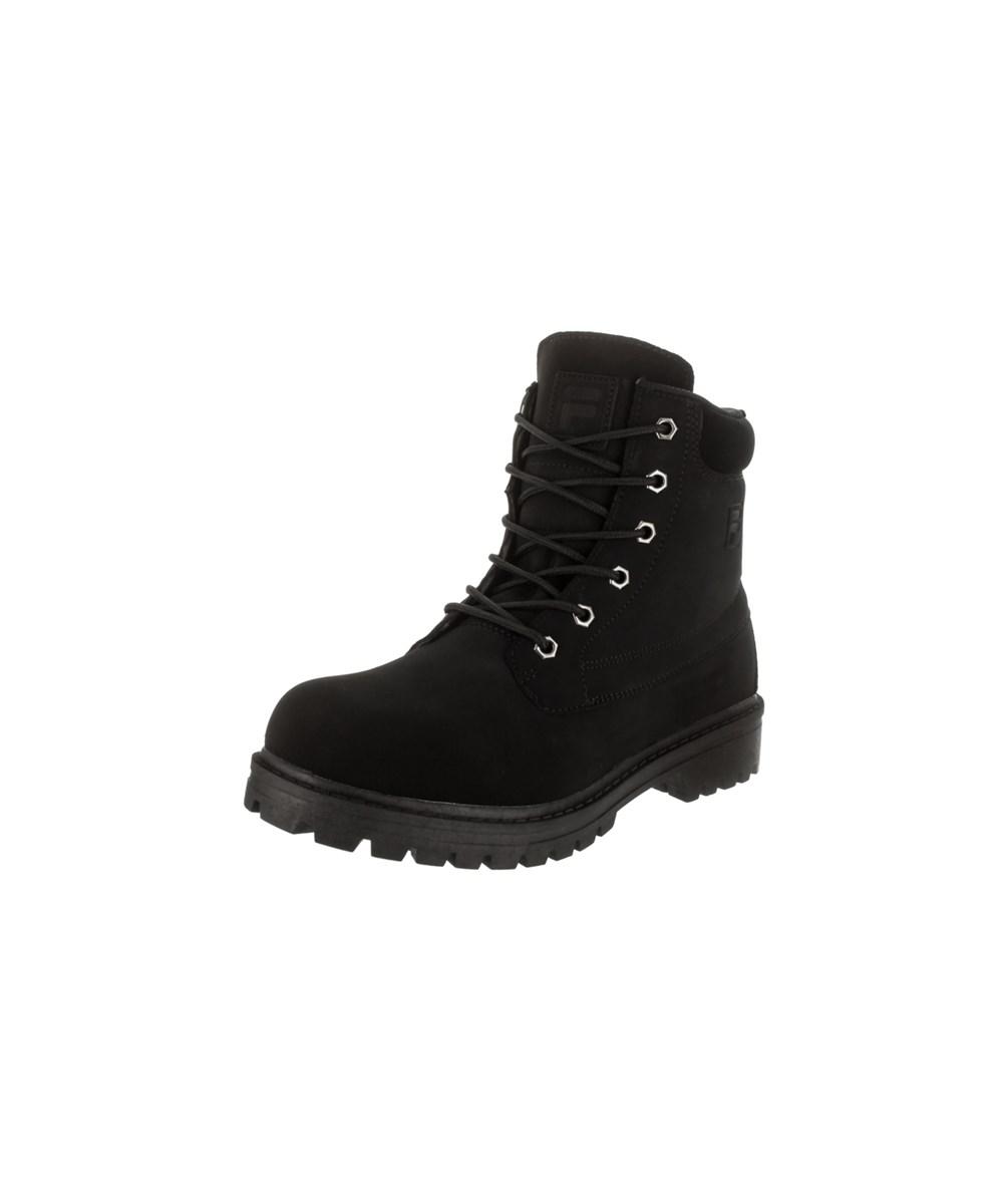 fila men's black boots